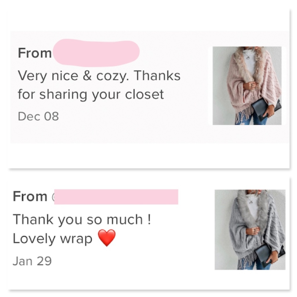 Faux Fur Grey Textured Knit Open Cardigan - Picture 7 of 7